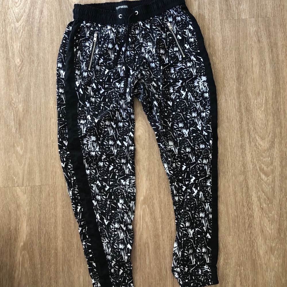Express Joggers With Zipper Detail